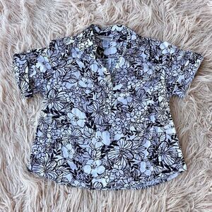 Vintage Floral Blouse